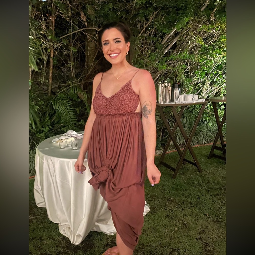 Floor length beachy dress